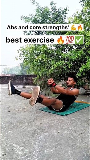 Abs and core strengths 💪 Best exercise 🔥🏋️ #fitness #8millionviews #gym #motivation