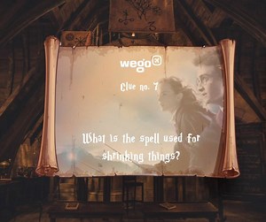 Enter: go.wego.com/_TheWegoTrailOfMagic_ to start The Wego Trail of Magic where you'll be given 7 clues and 7 tasks. Complete them successfully to be eligible to win up to 30 treasures. This is the 7th clue. 💫 🥇GRAND CHAMPION (1): Harry Potter mystery box with 6-10 goodies, customised as per your house inside (Official & exclusive Harry Potter & Fantastic Beasts collectables, postcards, apparel, wall art, etc). 🥈EXTRAORDINARY WIZARDS (4): A House banner flag for the best wizard from each hous