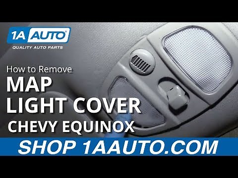 How to Remove Map Light Cover 05-09 Chevy Equinox