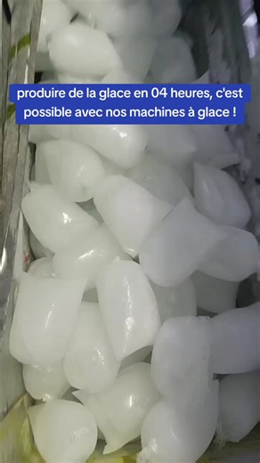 Production rapide de glace en 4 heures avec nos machines