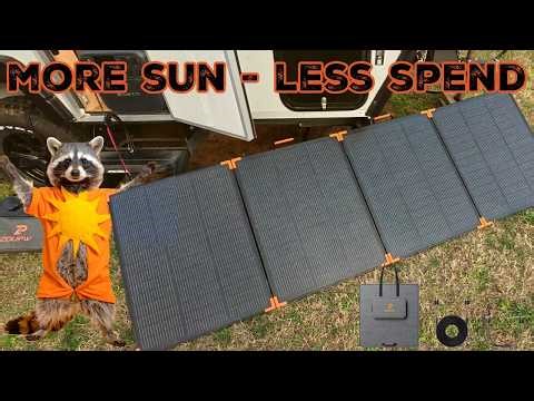 ZOUPW 300W Solar Panel Upgrade: Filling Batteries NOT Draining Wallets.