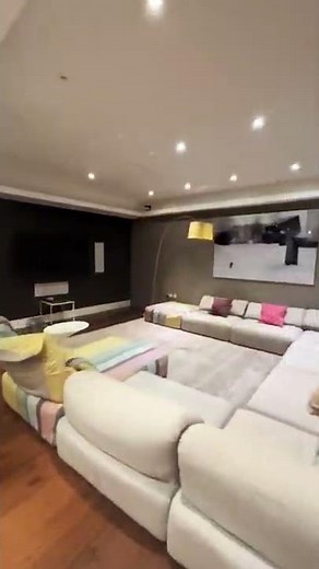 Basement Tour - pool, gym, bar, and movie room