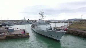 LÉ Niamh departed the Naval Base yesterday to commence Maritime Defence and Security Operations. The Fleet remains operational and will continue to conduct Framework Operations as normal. 🇮🇪🇮🇪🇮🇪 | Irish Naval Service