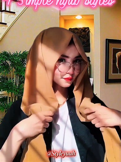4 Simple Hijab Styles for Everyday Wear