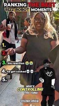 Top 5 Funniest Rizz Robot ROASTS in America 🇺🇸🤖🔥