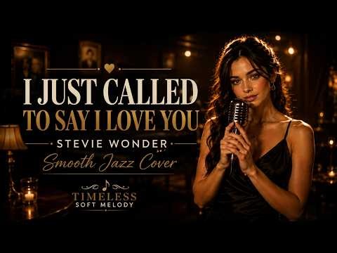 I Just Called to Say I Love You ❤️ | Stevie Wonder | Smooth Jazz Cover | Timeless Soft Melody