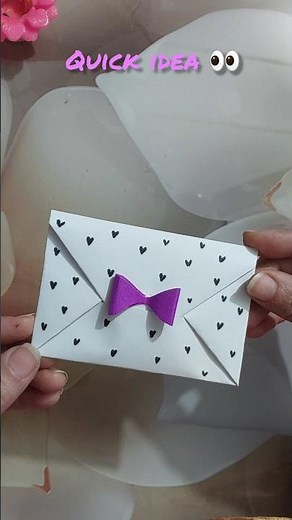 no glue, no tape 😏 super easy and perfect for Gifts | how to make envelope at home