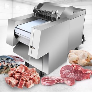 [Hot Item] Global Automatic Whole Cooked Chicken Cutting Meat Machine Small Beef Fish Goat Meet Cutter Machine Fresh Meat Dicing Machine