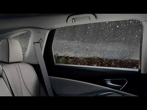 10 Hours NIGHT DRIVE IN HEAVY RAIN ★ Sleep & Relax with RAIN ON A CAR