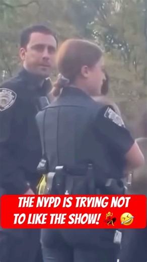 NYPD didn't expect this level of performance! 🎪 #shorts #funny #police