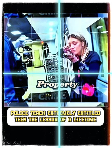 Police Teach Lesson to Entitled Teen
