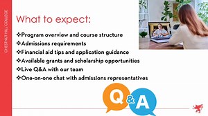  Ready to take the next step in your career? Chestnut Hill College's...