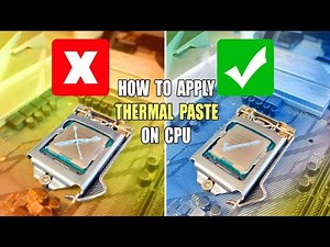 HOW TO APPLY THERMAL PASTE ON CPU