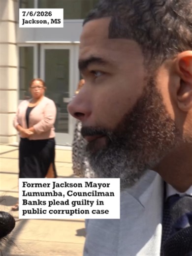 Former Jackson Mayor Chokwe Antar Lumumba and former City Council member Aaron Banks on Monday pleaded guilty to conspiracy in a federal corruption case that rocked Mississippi’s capital city. Their pleas come a week after Hinds County District Attorney Jody Owens made a similar plea in the case and a week before Lumumba and Banks were set to go to trial. A federal grand jury indicted Lumumba, Owens and Banks in 2024 on multiple charges. Read the full story through the link above. #mississippi #