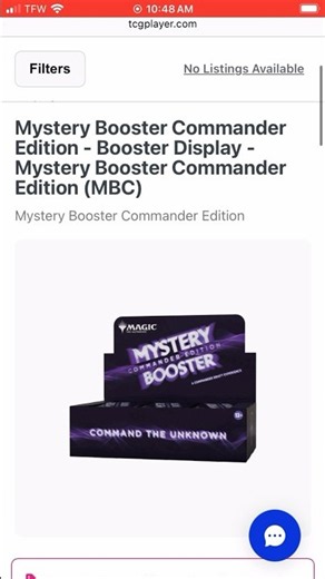 Mystery Booster Commander Edition - release date