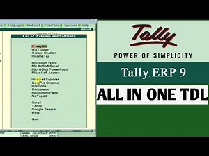 TDL Direct open various website or application through Tally