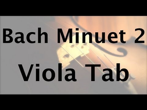 Learn Minuet No. 2 on Viola - How to Play Tutorial