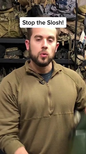 Quick tip for silencing the slosh that can happen with hydration bladders. #GearHack #Gear #GearOrganization