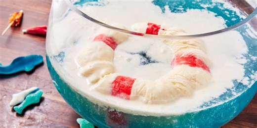 If You Don't Make This Deep Blue Vodka Punch, Is It Even Shark Week?