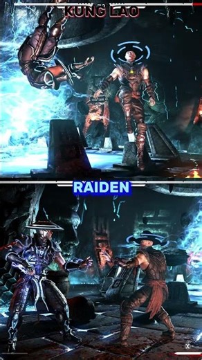 🏆 KUNG LAO VS RAIDEN epic X Rays 🧨 from two legendary🎩 Fatality — which one is more epic?⚡️