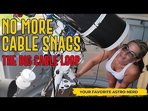 Telescope Cable Management - The Big Cable Loop - No Snags #astrophotography