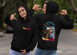 Alien Fighter Anime Hoodie | Streetwear Fan Gift | Power Aura Graphic Pullover - Etsy