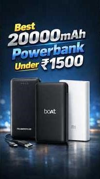 Stop Buying Overpriced Power Banks! 🔋Top 3 Picks 20,000mAh Under ₹1,500