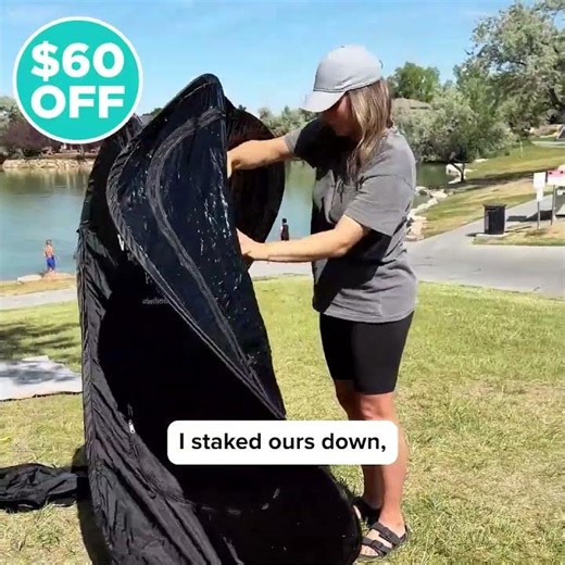 The Pop-Up Privacy Pod Every Mom Needs Outdoors | Nursing, Changing & More