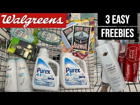 Walgreens 3 EASY FREEBIES!!! RUN!!!