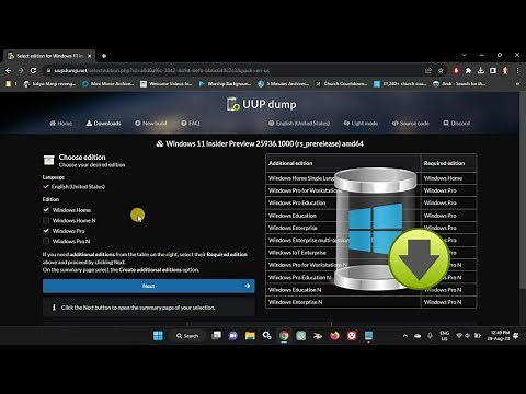 How to use UUP Dump to download Windows 11 build 26100 or any ISO file