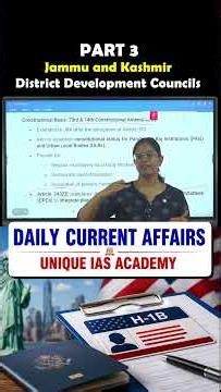 What are District Development Councils (DDCs) in Jammu & Kashmir? #part3