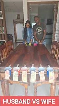 Couple Game Challenge | Husband vs Wife 💑 Roll the Ball & Win Money 💰 | Fun Party Game Idea