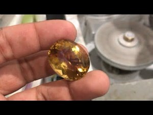 Electric Topaz Cutting and Polishing | Pure Gem Cutting Satisfaction 🔊💎