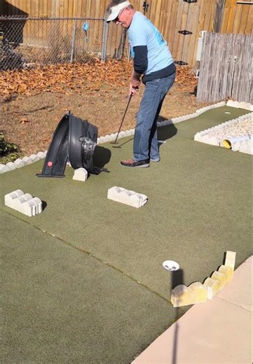 #golf⛳ putting trick putt 1 this setup #short