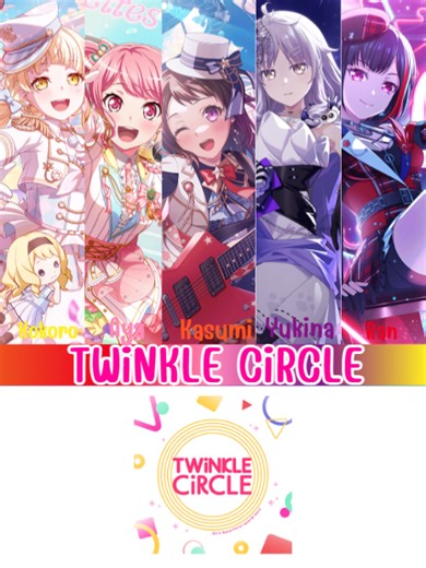 TWiNKLE CiRCLE Lyrics - BanG Dream! Color Coded