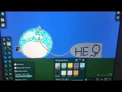 Bird inflation in algodoo