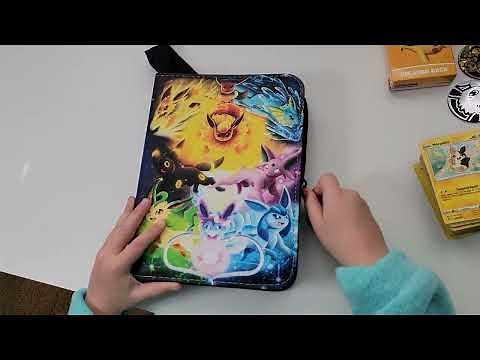 Pokemon Trading Card Binder with Sleeves, Fits 400 Cards Collector Album