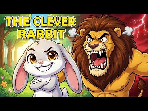 How the Clever Rabbit Tricked the Greedy Lion! 🦁🐰 Kids Cartoon Story | Moral Stories in English