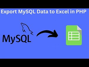 export mysql data to excel xlsx in php