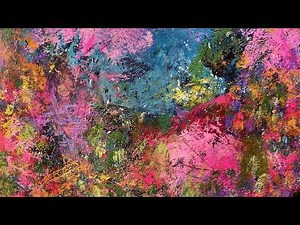How To Paint EASY Abstract Art Using Simple Acrylic Techniques