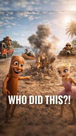 WHO DESTEOYED SANDCASTLE | HELP TUNGTUNG SAHUR AND BALLERIRA CAPPUCINA #anomali #brainrot