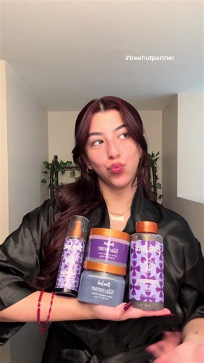 New look, new scent, new shower ritual 💜🚿 #treehut #treehutpartner @Tree Hut