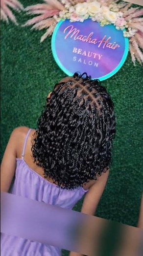 Bohemian Knotless Bob Braids