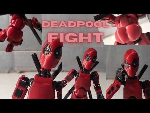 Deadpool Stop Motion Fight Scene