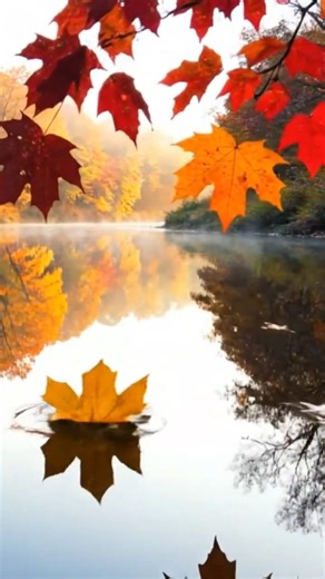 🍁 Stunning Autumn Aesthetic Scenes | Relaxing Fall Nature Short