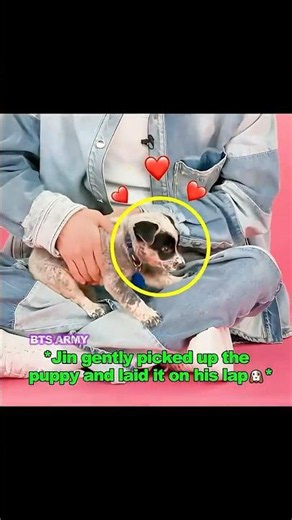 BTS Being Adorable With Puppies Will Melt Your Heart! 🐶💜 #shortsfeed