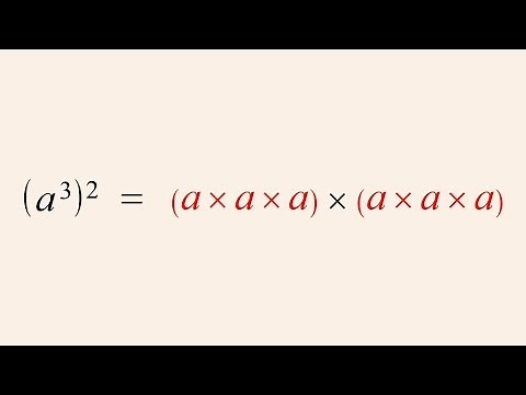 Pre-Algebra 27 - Raising Exponential Expressions to Powers