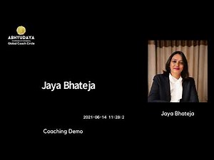 Coaching Demo -01- Contracting in coaching conversations.