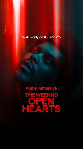 Apple Music | Coming this Thursday. ‘Open Hearts,’ the new immersive music experience from @theweeknd. See it first exclusively on Apple Vision Pro.... | Instagram