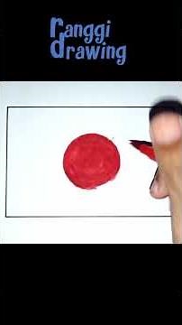 Drawing Japan Flag